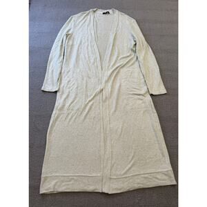 7 For All Mankind Female Size Small Open Front Long Cardigan‎